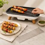 Espetos Tefal de Aço Inoxidável para Churrasco