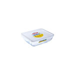 Forma Retangular Pyrex Diário em Vidro 25 x 20cm