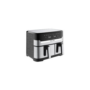 Fritadeira a Ar Tefal Dual Easy Fry Grill 8,3L em Aço Inoxidável