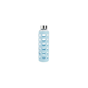 Garrafa Domino em Vidro com Proteção de Silicone 550ml