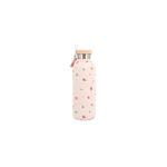 Garrafa Infantil Tutete Aço Inoxidável com Capa Rosa de Neoprene