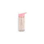 Garrafa Tutete Glitter de Parede Dupla 340 ml com Palhinha
