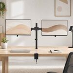Haeger Double Suporte Duplo de Secretária para Monitor 13 a 27