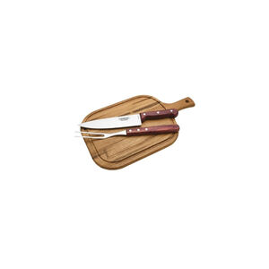 Kit para Churrasco Tramontina Polywood Vermelho com Tábua