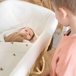Manta de Bebé CHILDHOME com Corações 75x75 cm