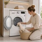 Máquina de Secar Roupa LG 9Kg com Bomba de Calor A+++