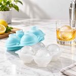 Molde de Gelo Ibili XL com 4 Esferas em Silicone