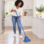 Mopa Spontex Poder Azul com Cabo Metálico 120cm