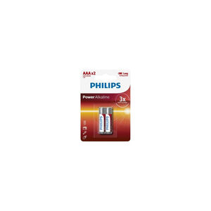 Pilhas Philips AAA Alcalinas 1.5V 2 Unidades