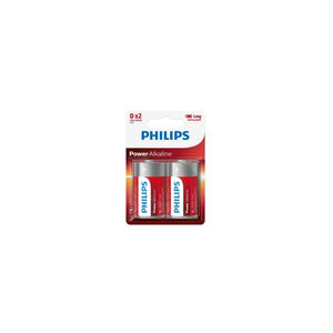 Pilhas Philips D / LR20 Alcalinas 1.5V – Pack de 2
