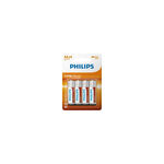 Pilhas Philips LongLife AA R6 1.5V 4 Unidades