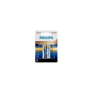 Pilhas Philips Premium AA LR6 1.5V 2 Unidades