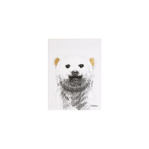 Pintura a Óleo Urso Polar Childhome – Delicadeza e Elegância