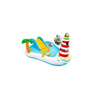 Piscina Intex Centro de Diversão com Pesca e Escorregador