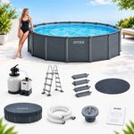 Piscina INTEX Graphite Gray Panel 478x124cm