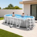 Piscina INTEX Prism Frame Oval 6,10x3,05x1,22m