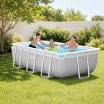 Piscina INTEX Prism Frame Retangular 300x175x80cm com Bomba