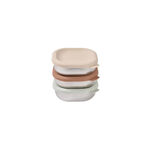 Potes em Aço Inoxidável com Tampas de Silicone Béaba