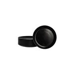 Prato de Jantar Luminarc Diana Black 25cm 6 Peças
