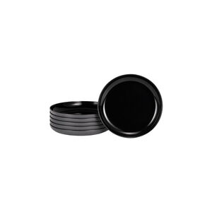 Prato de Jantar Luminarc Vicky Lava Preto 25cm 6 Peças