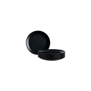 Prato de Sobremesa Luminarc Diwali Noir 19cm Conjunto de 6 Pratos