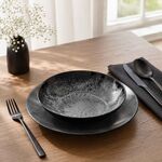Prato de Sopa Luminarc Ardósia Preta 20cm Conjunto de 6 Peças