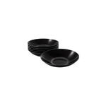 Prato de Sopa LUMINARC Diana Preto 20cm 6 Peças