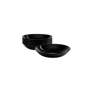 Prato de Sopa Luminarc Diwali Noir 20cm 6 Peças