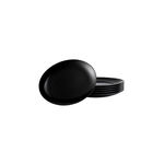 Prato Oval LUMINARC Diwali Noir 25x33cm 6 Peças