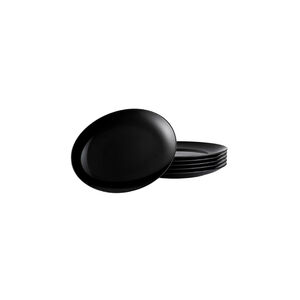 Prato Oval LUMINARC Diwali Noir 25x33cm 6 Peças