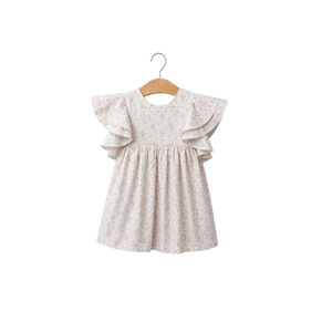 PUKATUKA Vestido Rosa Infantil 100% Algodão