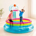 Pula-Pula Insuflável Infantil INTEX com Cesto de Basquetebol