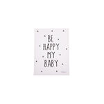 Quadro Infantil Seja Feliz Meu Amor Childhome
