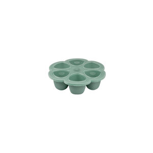Recipiente Multiporções em Silicone 6x90ml Verde Beaba