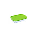 Recipiente Retangular PYREX de Vidro com Tampa 23x15cm