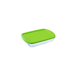 Recipiente Retangular PYREX de Vidro com Tampa 23x15cm
