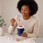 Recipiente Térmico para Iogurte e Muesli Ibili Azul 9cm