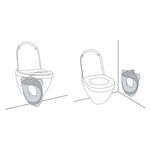 Redutor de Assento Sanitário de Design Ecológico Clay Beaba