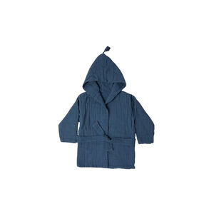 Robe Com Capuz Orgânica Indigo Organicera