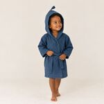 Robe Com Capuz Orgânica Indigo Organicera