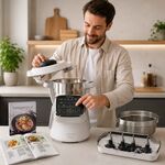 Robô de Cozinha Multifunções Moulinex Companion XL Cinzento 1550W