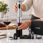 Saca-Rolhas Elétrico Haeger Lucca Pack em Inox
