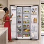 Samsung Frigorífico Americano 635L Inox com Dispensador