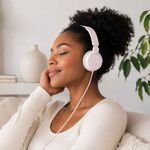 Sony MDR-ZX110 Rosa Auscultadores com Fio e Drivers de 30mm