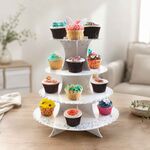 Suporte para Cupcakes IBILI Branco 34,5x34,5x44cm