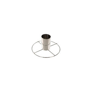 Suporte para Frango BBQ 20x10cm em Aço Inoxidável