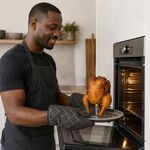 Suporte para Frango BBQ 20x10cm em Aço Inoxidável