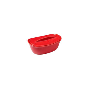 Terrina Pyrex com Tampa 26x18cm 0,6 Litros em Cerâmica