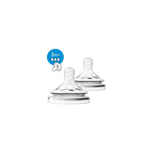 Tetina Natural Philips Avent 3M+ Fluxo Médio
