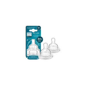 Tetinas Philips Avent Fluxo 3M+ 2 Unidades
